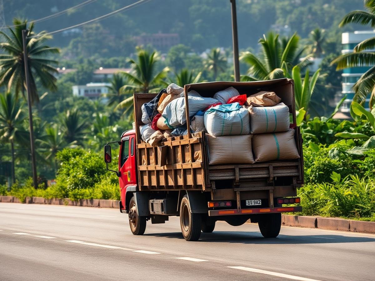 Delivery truck